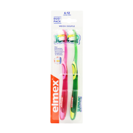 Elmex Brosse à dents junior 6-12 ans - x2