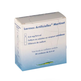 Larmes artificielles Martinet 20 unidoses - 20 x 0,4ml