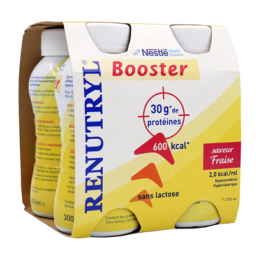 Renutryl Booster fraise - 4x300ml