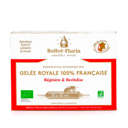 Préparation dynamisée bio Gelée Royale - 10 ampoules