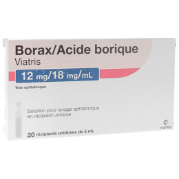 Acide Borique / Borax - 20 x 5ml