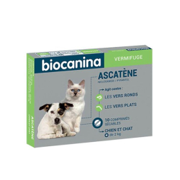 Biocanina Ascatène Vermifuge - 10 comprimés