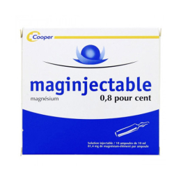 Maginjectable 0,8% - 10 ampoules