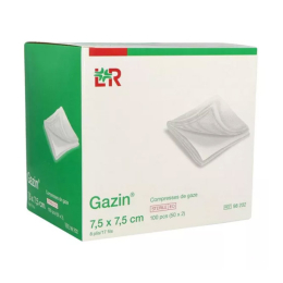 Gazin compresses de gaz stériles 7,5x7,5cm - 2x50 compresses