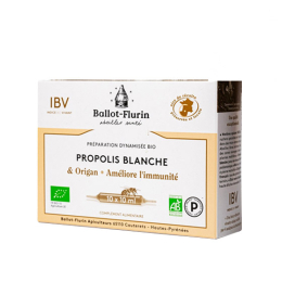 Ballot-Flurin Préparation dynamisée BIO Propolis blanche & Origan - 10 ampoules