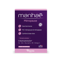 Manhaé pré-ménopause ménopause sans hormones - 60 capsules