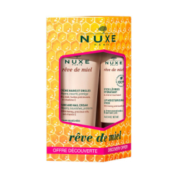 Nuxe Rêve de Miel Coffret Crème mains et ongles + Stick à lèvres