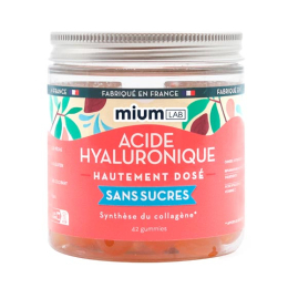 Mium Lab Acide hyaluronique sans sucres - 42 gummies