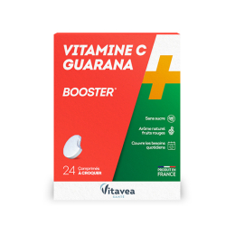 Vitamine C + Guarana - 24 Comprimés à croquer