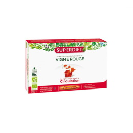 Superdiet Vigne rouge BIO - 20 ampoules