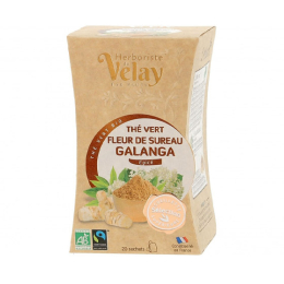 Pagès Thé vert Fleur de sureau, Galanga BIO - 20 sachets