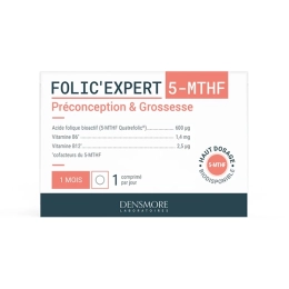 Folic'Expert 5-MTHF Préconception & Grossesse - 90 comprimés