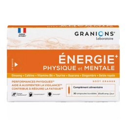 Energie Physique et Mentale - 30 ampoules