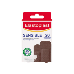 Elastoplast Pansements Sensibles Marron - 20 pansements