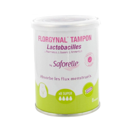 Florgynal Tampon Sans Applicateur Super - 8 tampons