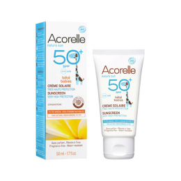 Acorelle Crème solaire bébé SPF50+ BIO - 50ml