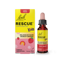 Bach Rescue Kids Compte-gouttes saveur Fraise - 10ml