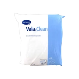 Vala®Clean soft Gants de toilette - 50 pièces