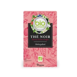 Thé Noir Antioxydant Saveur Fruits Rouges BIO - 20 sachets