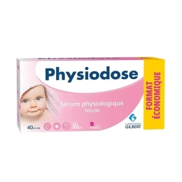 Physiodose Sérum physiologique stérile - 40 unidoses