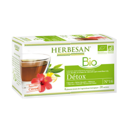 Herbesan Infusion Détox BIO - 20 sachets