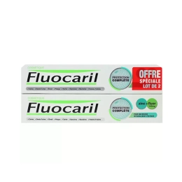 Protection complète Dentifrice zinc + fluor - 145mg 2x75ml