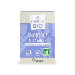 Les Essentiels Rhodiola & Lavande BIO - 20 gélules