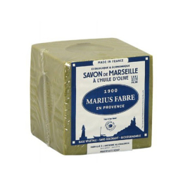 Pain de savon de Marseille vert à l'huile d'olive - 400g