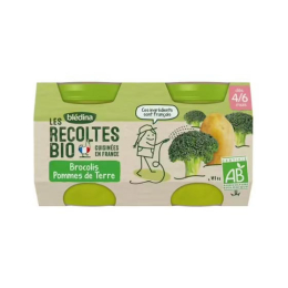 Blédina Les Récoltes BIO Petit Pot Brocolis Pommes de Terres - 2x130g