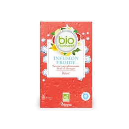 Infusion Froide Détox  Saveur Pamplemousse et fleur d'oranger BIO - 20 sachets