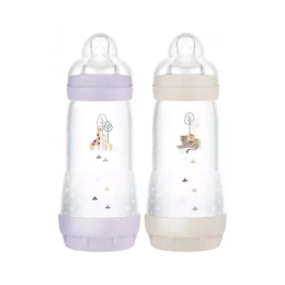 Easy Start Biberons 4 Mois et + Débit 3  Lilas/Sable - 2x320ml