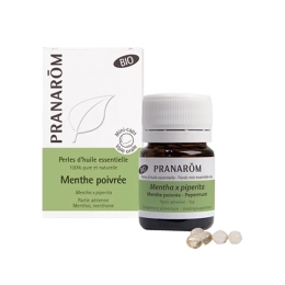 Perles de menthe poivrée BIO - 60 mini-capsules