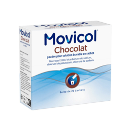 Movicol Chocolat Poudre Solution Buvable - 20 sachets