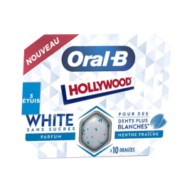 Chewing Gum White Parfum Menthe Fraiche - x10