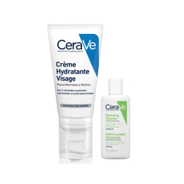 Crème Visage Hydratante + Crème Lavante OFFERTE - 52ml + 20ml