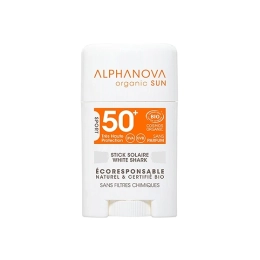 Organic Sun Stick Solaire Visage Blanc SPF50+ BIO - 12g