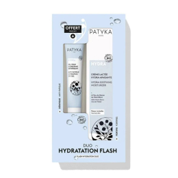 Duo Hydratation Flash Crème Lactée Hydra-Apaisante + Gel yeux hydratant OFFERT - 40ml + 15ml