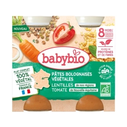 Pot Pâtes bolognaises végétales BIO - 2x20g