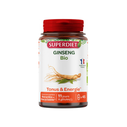 Superdiet Ginseng BIO - 45 gélules