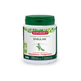 Superdiet spiruline BIO - 120 gélules