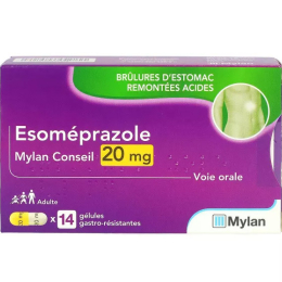 Esomeprazole 20mg - 14 gélules