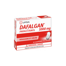 UPSA Dafalgan 1000mg - 8 Comprimés pelliculés