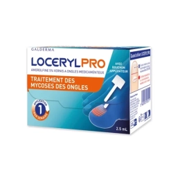 Loceryl Pro 5% Traitement des Mycoses des ongles - 2.5ml