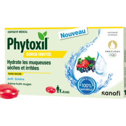 Phytoxil Gorge Irritée Fruits Rouges - 16 pastilles