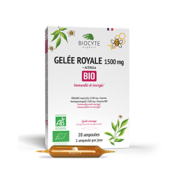 Gelée Royale 1500 mg BIO - 20 ampoules
