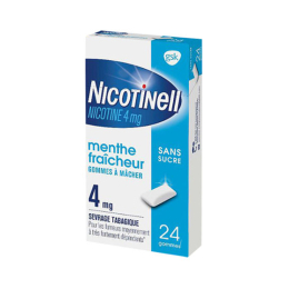 Nicotinell Gomme Menthe Fraîcheur 4mg - 24 gommes à mâcher