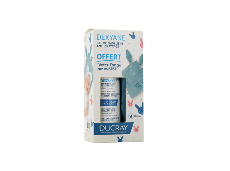 Dexyane baume émollient anti-grattage + lange Offert