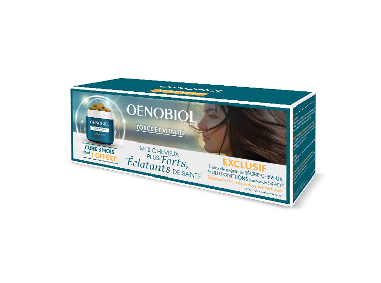 Oenobiol Capillaire Force et vitalité -  3x60 comprimés