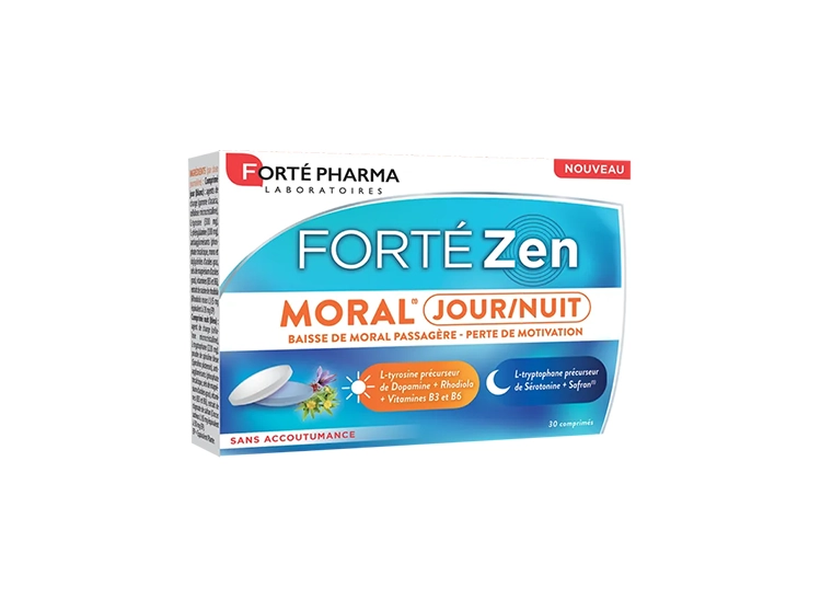 Forté Zen Moral Jour/Nuit - 30 comprimés