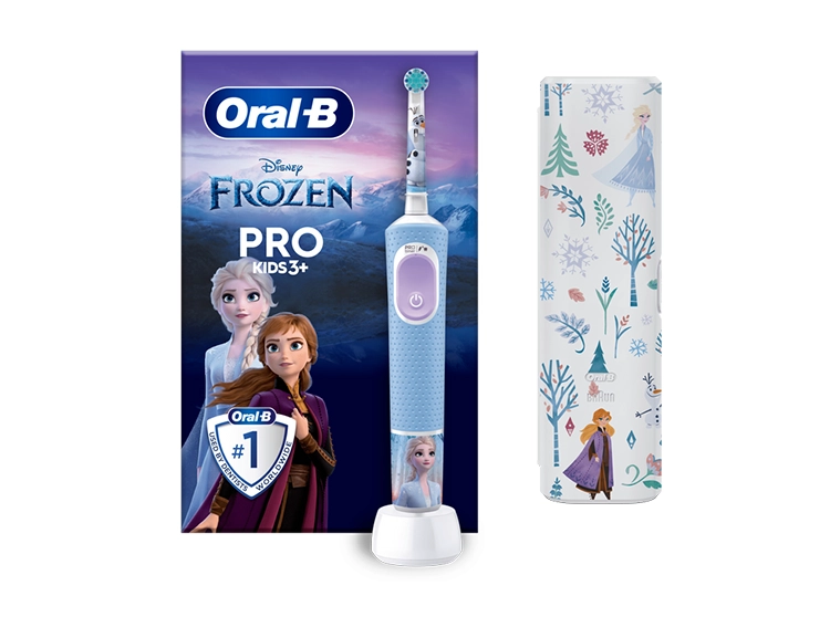 Pro Kids3+ Brosse à dents électrique Reine des neiges - 1 brossette